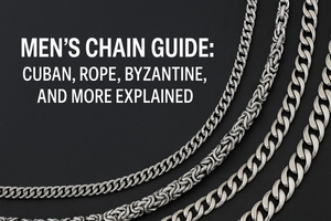 Men’s Chain Guide: Cuban, Rope, Byzantine, and More Explained