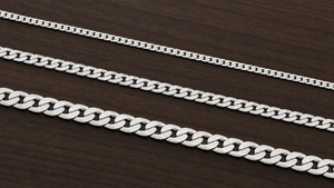 3mm vs. 5mm vs. 7mm Men’s Silver Chains: How Each Width Really Looks