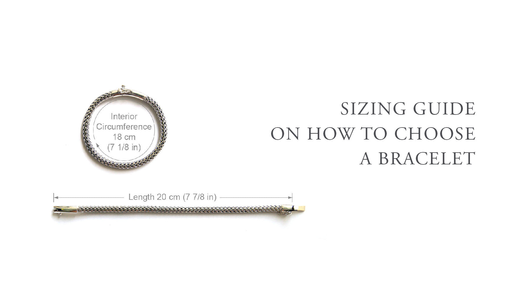 Sizing Guide on How to Choose a Chain Bracelet