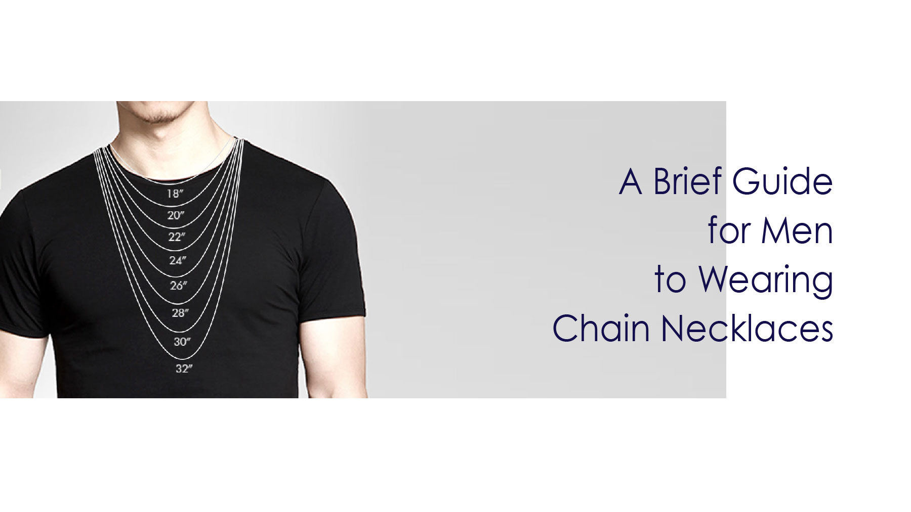 A Brief Guide for Men to Wearing Chain Necklaces