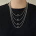 2-3mm Men's Sterling Silver Rope Chain 18"-32"