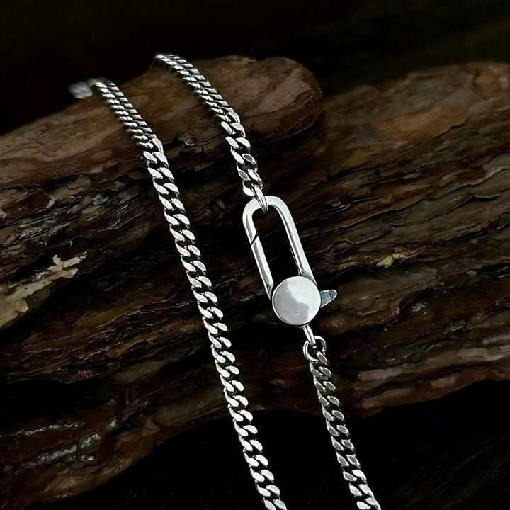 3mm Sterling Silver Cuban Link Chain for Men