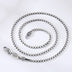 3 mm Men's Sterling Silver Box Chain 20"-26"