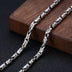 4 mm Men's Sterling Silver Vajra Clasp Byzantine Chain 20"-26"