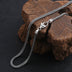 4mm Men's Sterling Silver Wheat Chain 18"-30"
