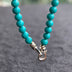 4mm Synthetic Turquoise Bead Bracelet
