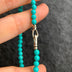 4mm Synthetic Turquoise Bead Bracelet