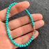 4mm Synthetic Turquoise Bead Bracelet