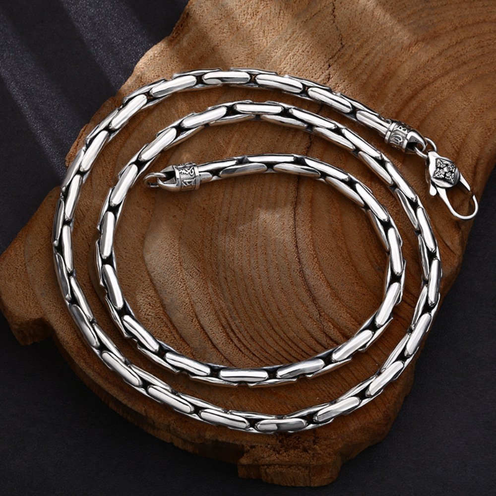 5mm Men's Sterling Silver Coreana Chain 20"-26"