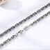 5 mm Men's Sterling Silver Rope Chain 20"-26"
