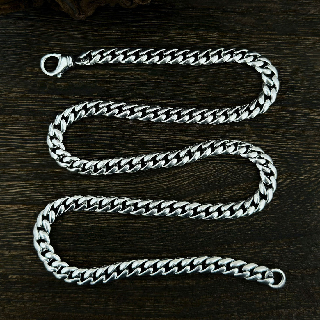 7mm Men’s Sterling Silver Cuban Link Chain
