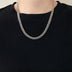 7mm Men’s Sterling Silver Cuban Link Chain
