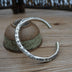 Fine Silver Handmade Bold Cuff Bracelet