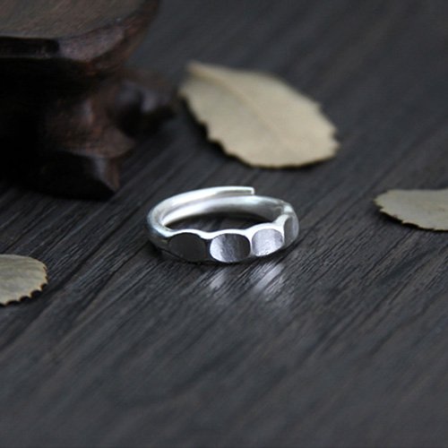 Fine Silver Hex Nut Wrap Ring