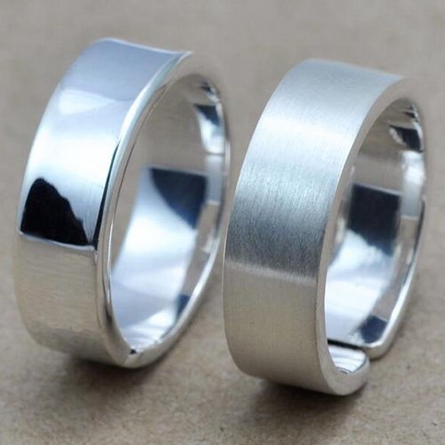 Men's Fine Silver Wrap Band Ring - Jewelry1000.com