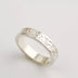 Handcrafted Sterling Silver Scroll Engraved Band Ring