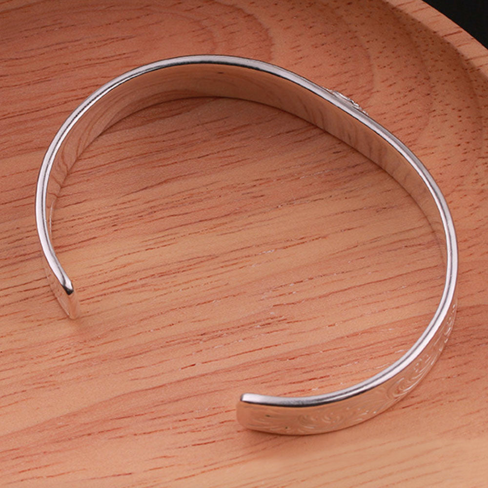 Handmade Sterling Silver Eagle Cuff Bracelet for Men