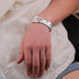 Handmade Sterling Silver Feather Cuff Bracelet