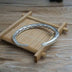 Fine Silver Thick Braided Cuff Bracelet