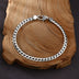 Men’s Sterling Silver Cuban Link Bracelet – Slim 5mm Chain