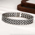 Men's Sterling Silver Basket Braided Bracelet