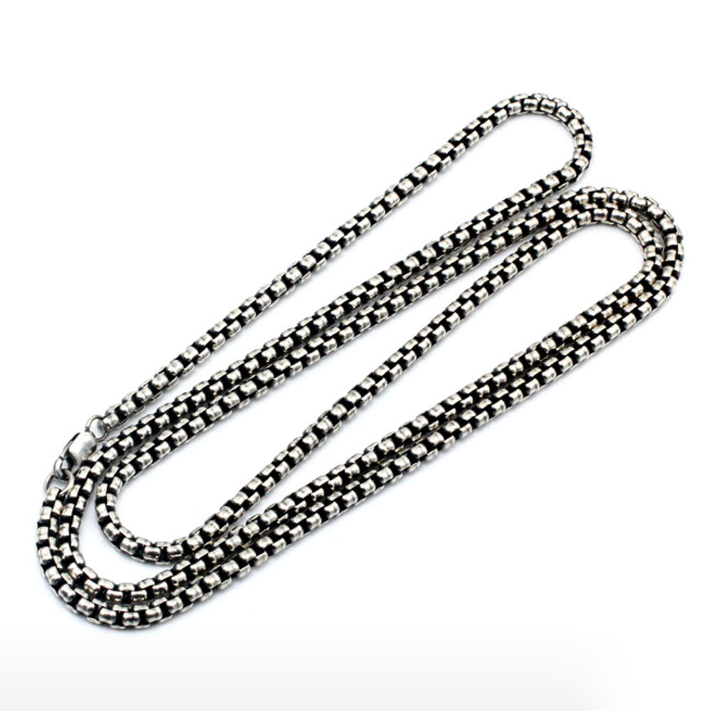 Men's Sterling Silver Box Chain