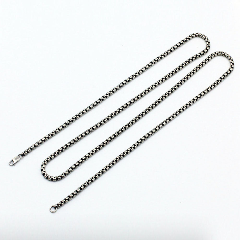 Men's Sterling Silver Box Chain