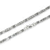 4 mm Men's Sterling Silver Carved Tube Chain 18"-30"