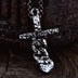 Men's Sterling Silver Chain Sword Pendant Necklace