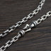 Men's Sterling Silver Chunky Rectangle Link Chain 22"-26"