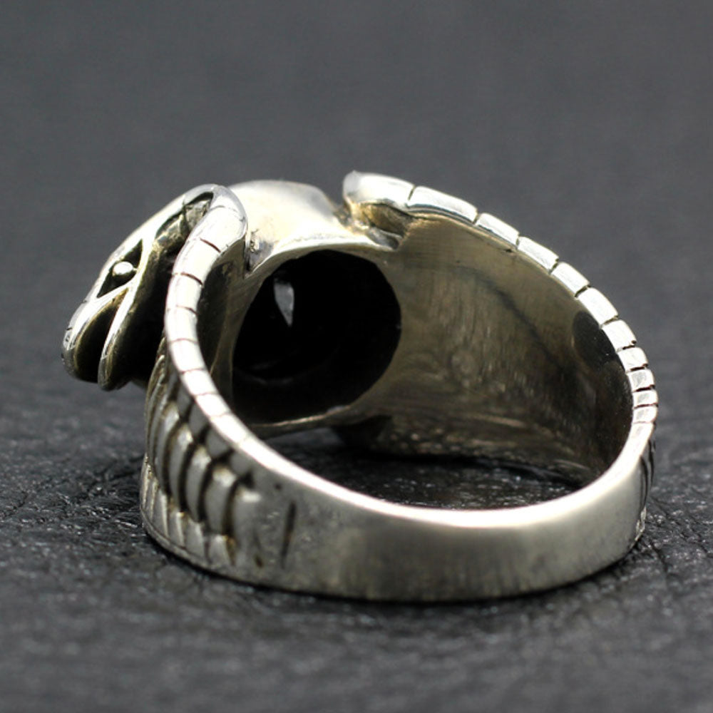 Men's Sterling Silver Cobras Ring