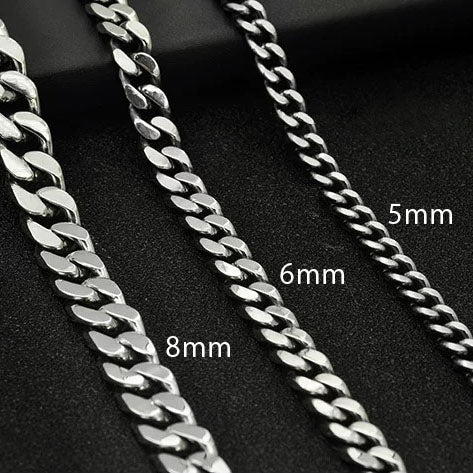 Men’s Sterling Silver Cuban Link Chain