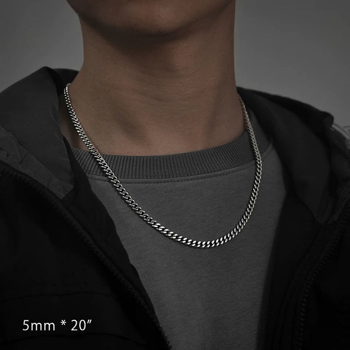 Men’s Sterling Silver Cuban Link Chain