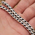 Men's Sterling Silver Square Cuban Link Chain 18"-24"