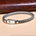 Men's Sterling Silver Handwoven Bracelet
