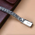 Men's Sterling Silver Handwoven Bracelet