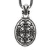 Men's Sterling Silver Heavy Iron Cross Necklace