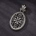 Men's Sterling Silver Heavy Iron Cross Necklace