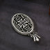 Men's Sterling Silver Heavy Iron Cross Necklace