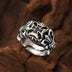 Men's Sterling Silver Iron Cross Ring