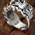 Men's Sterling Silver Iron Cross Ring
