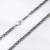 Men’s Sterling Silver Ivy Pattern Cuban Link Chain