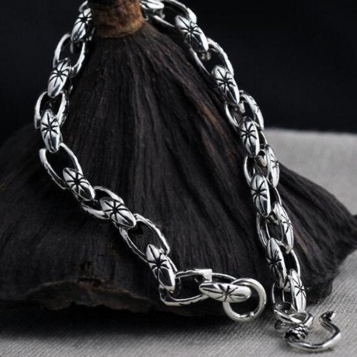 Men's Sterling Silver Link Chain Bracelet