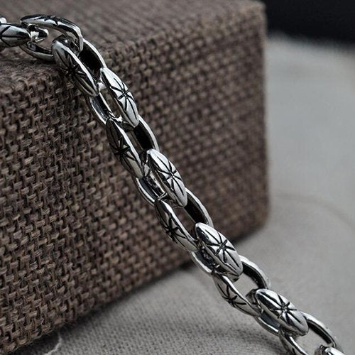 Men's Sterling Silver Link Chain Bracelet