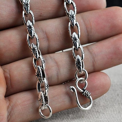 Men's Sterling Silver Link Chain Bracelet