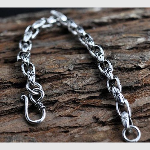 Men's Sterling Silver Link Chain Bracelet