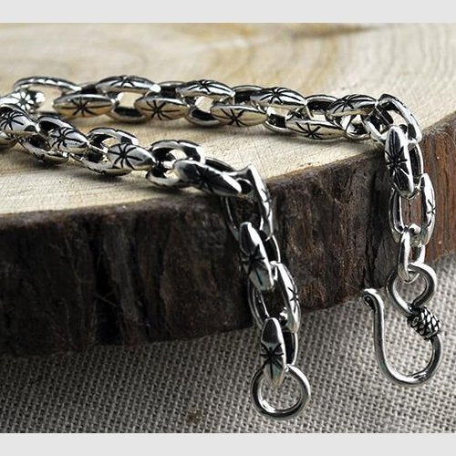 Men's Sterling Silver Link Chain Bracelet