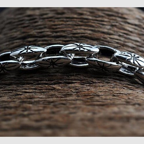 Men's Sterling Silver Link Chain Bracelet