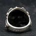 Men's Sterling Silver Masonic Skull Ring