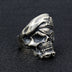 Men's Sterling Silver One-eyed Skull Ring